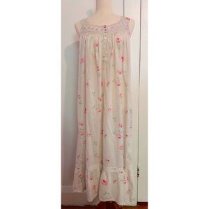 Eileen West Swiss Dot Rose Nightgown